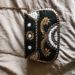 New tile crossbody bag.